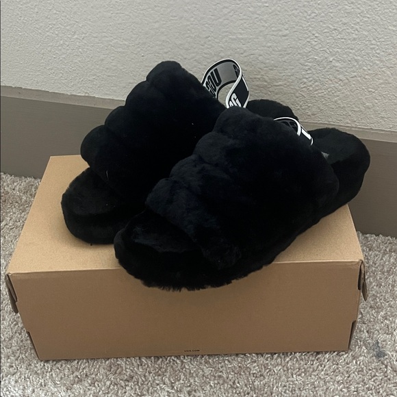 UGG Shoes - Uggs Fuzzy Slippers